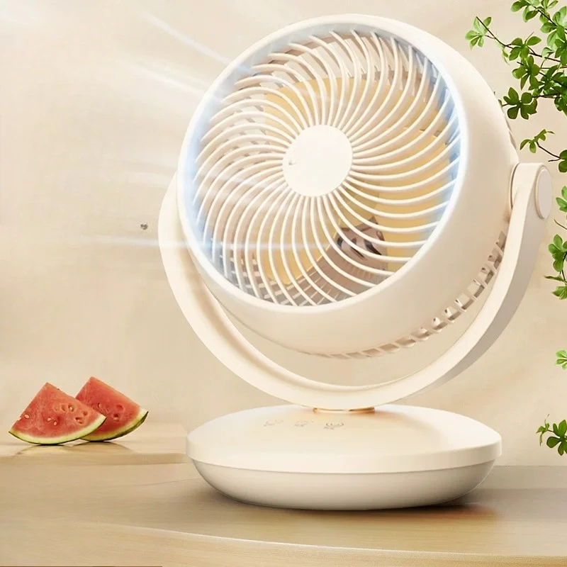 Air circulation fan New desktop electric fan Home silent turbine desktop fan Small dormitory
Air circulation fan New desktop electric fan Home silent turbine desktop fan Small dormitory