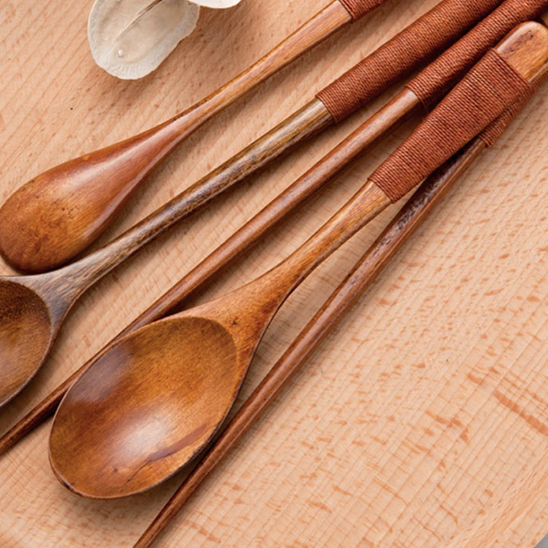 6Pcs Wooden Spoon Set Long Handle Dessert Coffee Spoon Wood Dinner Soup Spoon Japanese Restaurant Wood Cutlery Kids Tableware
6Pcs Wooden Spoon Set Long Handle Dessert Coffee Spoon Wood Dinner Soup Spoon Japanese Restaurant Wood Cutlery Kids Tableware