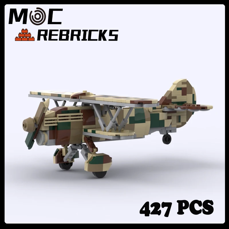 MOC Modern Military Series Fiat CR.32 Fighter Model DIY Assembling Bricks Building Block Boys Puzzle Toy Kids Xmas Creative Gift
MOC Modern Military Series Fiat CR.32 Fighter Model DIY Assembling Bricks Building Block Boys Puzzle Toy Kids Xmas Creative Gift