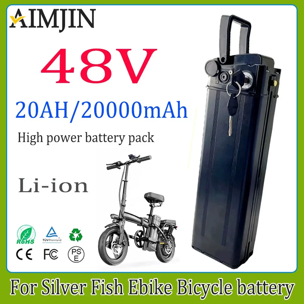 13S6P 48V Long lasting battery life 20AH For Silver Fish 350W 500W 750W 1000W Li-ion Battery Pack With charger
13S6P 48V Long lasting battery life 20AH For Silver Fish 350W 500W 750W 1000W Li-ion Battery Pack With charger