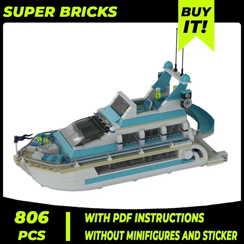 City Boat Yacht Model Moc Building Bricks Dolphin Cruiser Technology Modular Blocks Gifts Christmas Toys DIY Sets Assembly
City Boat Yacht Model Moc Building Bricks Dolphin Cruiser Technology Modular Blocks Gifts Christmas Toys DIY Sets Assembly