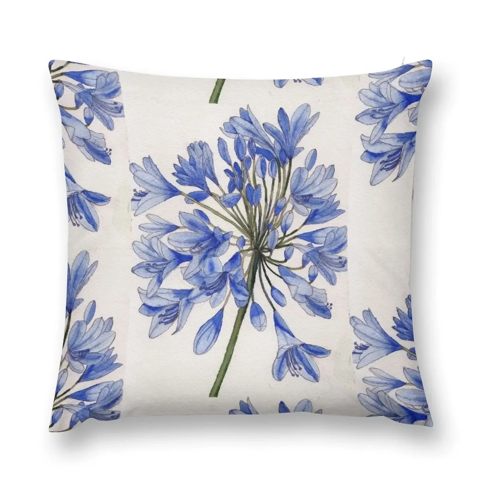 Agapanthus flower watercolour painting Throw Pillow luxury home accessories Sofa Cushions pillow
Agapanthus flower watercolour painting Throw Pillow luxury home accessories Sofa Cushions pillow
