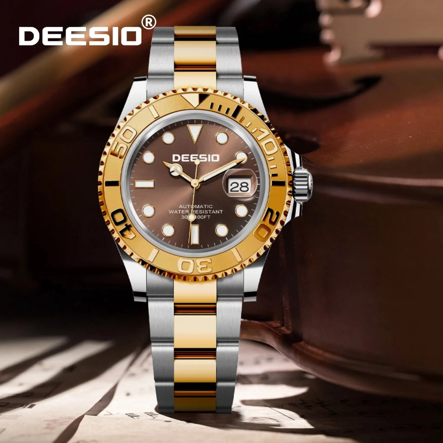 Мужские автоматические часы Deesio, модные, с ажурным циферблатом, из нержавеющей стали, светящиеся, водонепроницаемые, деловые, наручные, для мужчин, подарок
Мужские автоматические часы Deesio, модные, с ажурным циферблатом, из нержавеющей стали, светящиеся, водонепроницаемые, деловые, наручные, для мужчин, подарок