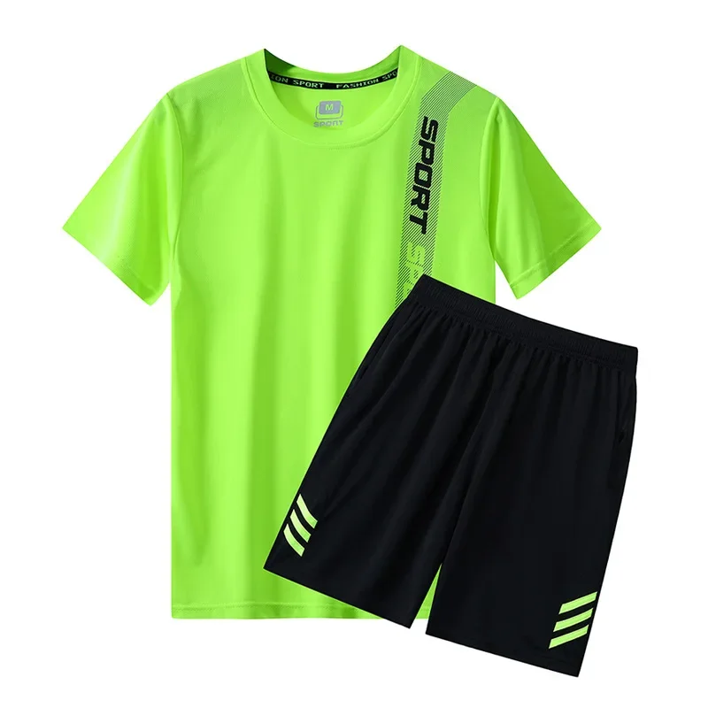2 Pcs/Set Y2K Summer Sports Suit Men's Quick-drying Breathable Running Suit Men's Casual Large Size Loose Short-sleeved
2 Pcs/Set Y2K Summer Sports Suit Men's Quick-drying Breathable Running Suit Men's Casual Large Size Loose Short-sleeved