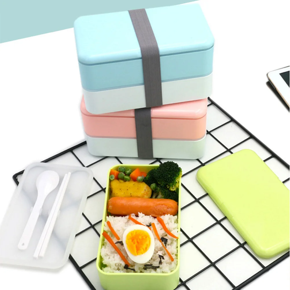 2 Layers Japanese Style Blue Bento Lunch Box Food Grade PP Microwave Dishwasher Freezer Safe for School Office Travel 
2 Layers Japanese Style Blue Bento Lunch Box Food Grade PP Microwave Dishwasher Freezer Safe for School Office Travel