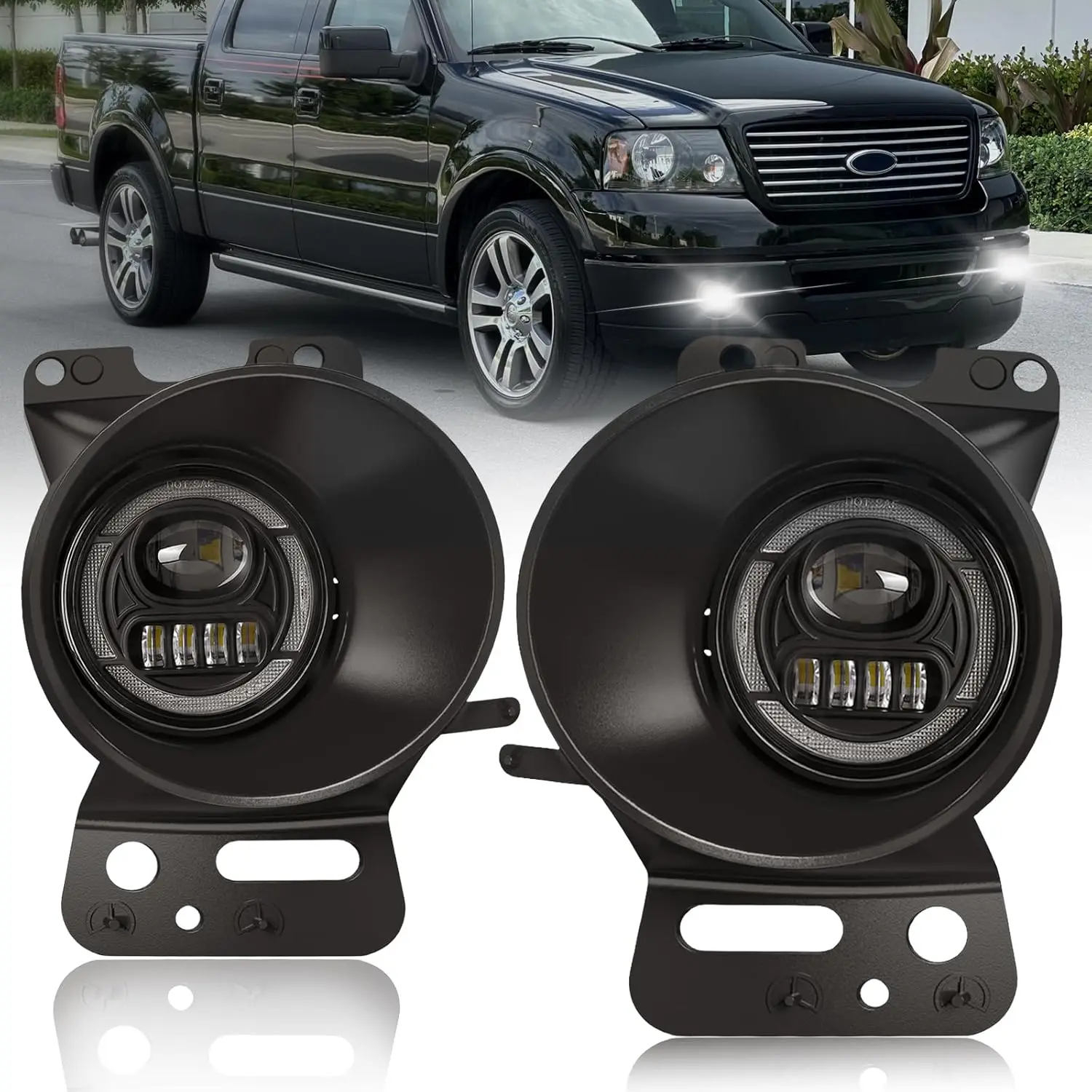 LED Fog Light for Ford F150 2005 2006 2007 2008 DRL & Turn Signals for 2006-2010 Lincoln Mark LT Front Driving Fog Lamp Assembly
LED Fog Light for Ford F150 2005 2006 2007 2008 DRL & Turn Signals for 2006-2010 Lincoln Mark LT Front Driving Fog Lamp Assembly