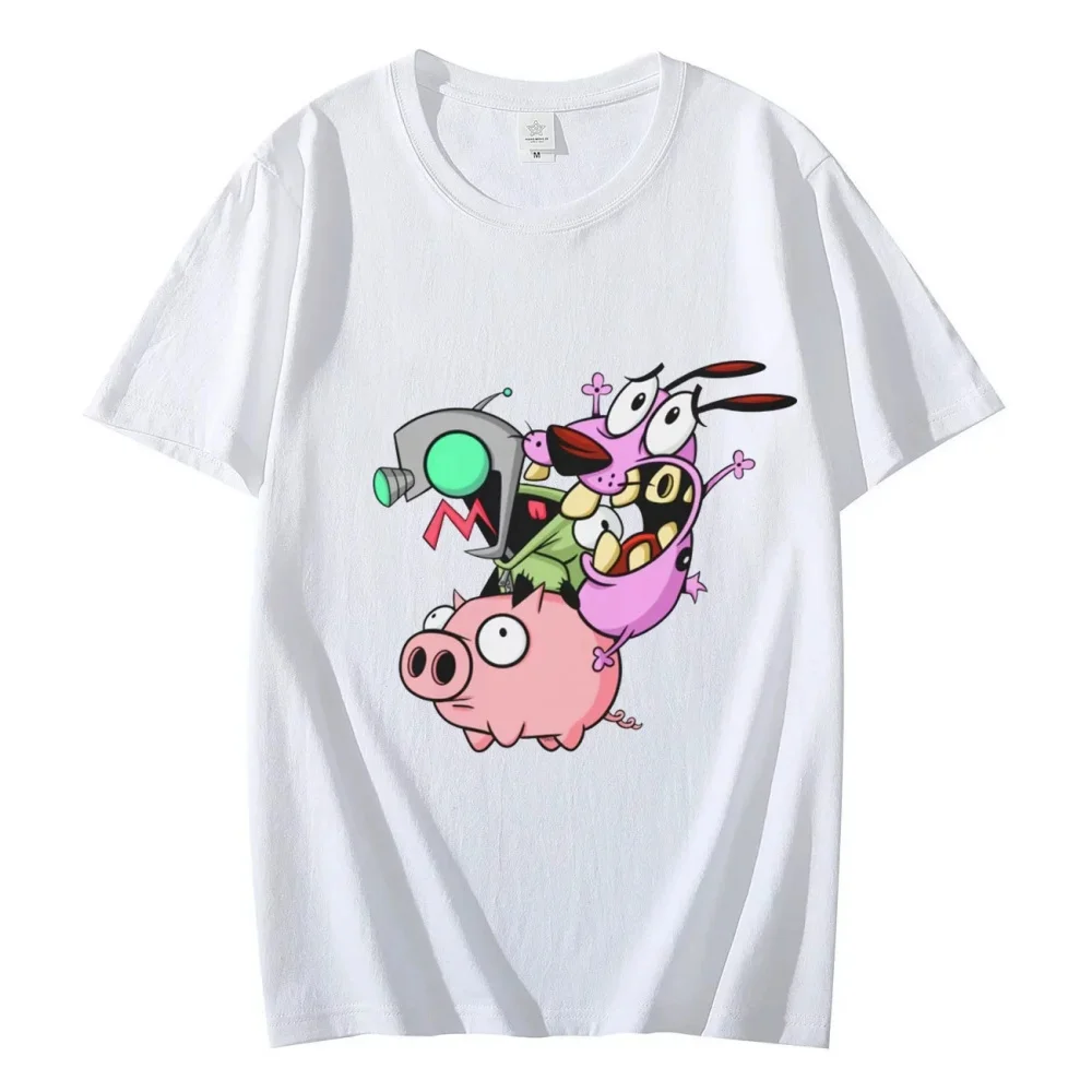 Summer Casual T-shirt Funny Invader Zim Cartoon Pattern Harajuku Style Fashion Tops for Men And Women
Summer Casual T-shirt Funny Invader Zim Cartoon Pattern Harajuku Style Fashion Tops for Men And Women