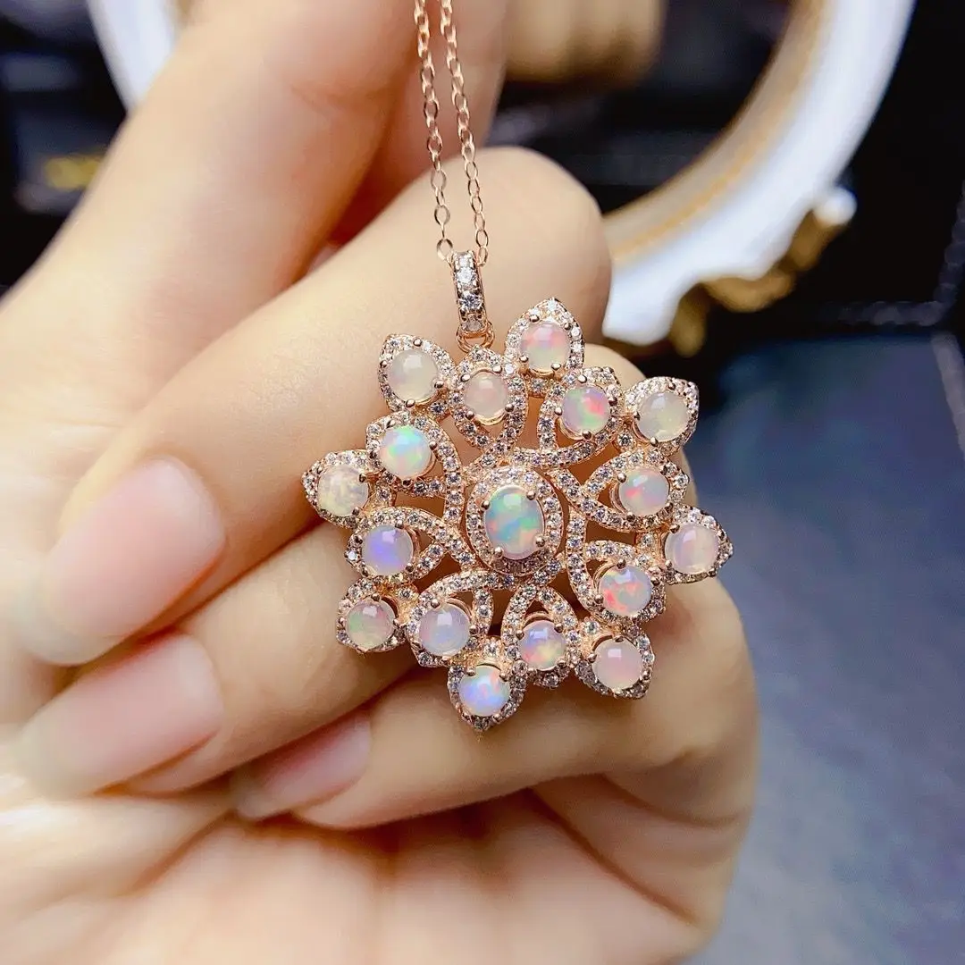 ZECAA Opal Fine Jewelry Lady Opal Pendant With Natural Opal Gemstone 4*4mm Silver Lady Opal Pendant Jewelry For Wedding Gift
ZECAA Opal Fine Jewelry Lady Opal Pendant With Natural Opal Gemstone 4*4mm Silver Lady Opal Pendant Jewelry For Wedding Gift