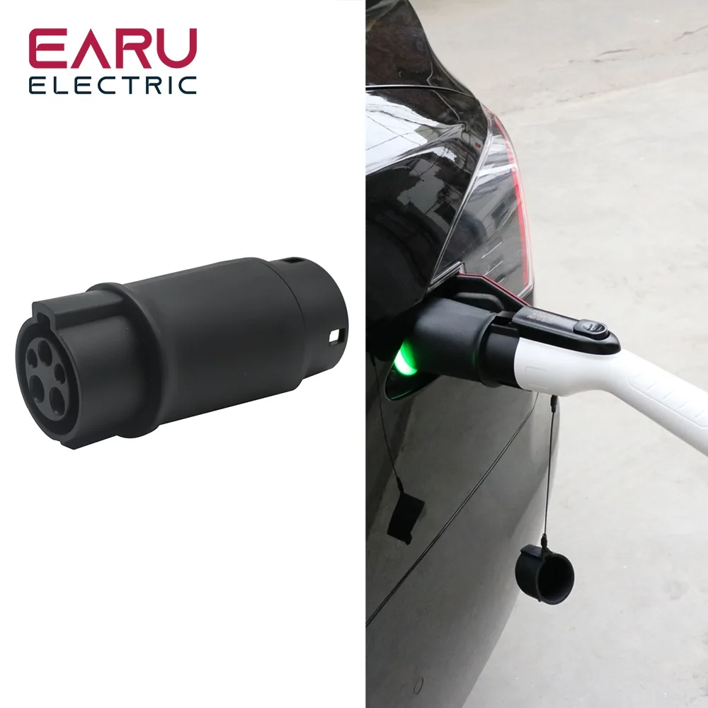 1P 16A/32A EV Charger Adaptor Type 1 SAE J1772 to Type 2 IEC62196-2 7.2KW Convertor Straight Plug Type
1P 16A/32A EV Charger Adaptor Type 1 SAE J1772 to Type 2 IEC62196-2 7.2KW Convertor Straight Plug Type