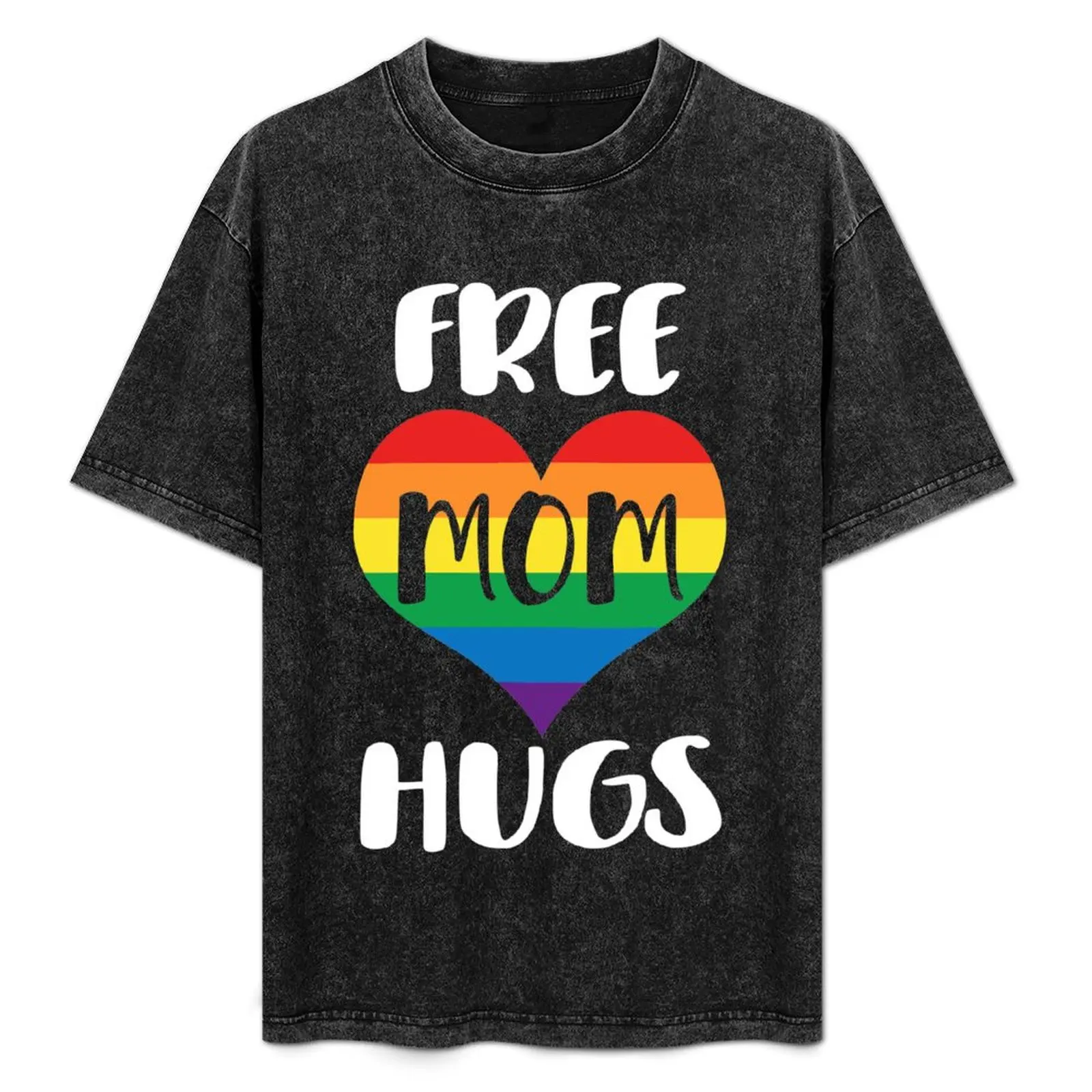 Free Mom Hugs - White Text T-Shirt Plus Size Lightweight Top
Free Mom Hugs - White Text T-Shirt Plus Size Lightweight Top