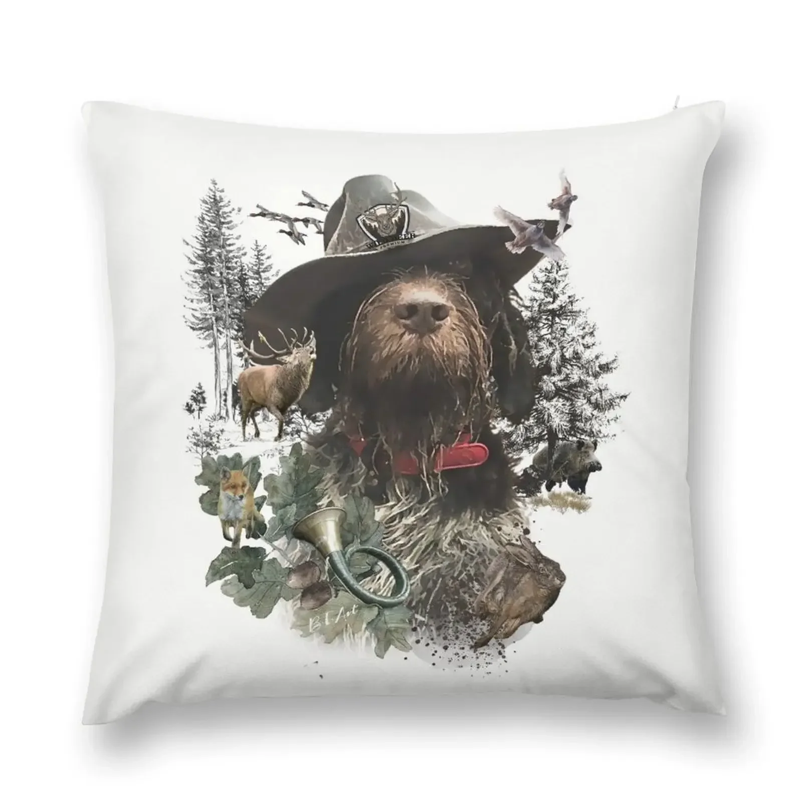 German Wirehaired Pointer Throw Pillow Sofa Pillow Cover Cushion Covers For Living Room pillow
German Wirehaired Pointer Throw Pillow Sofa Pillow Cover Cushion Covers For Living Room pillow