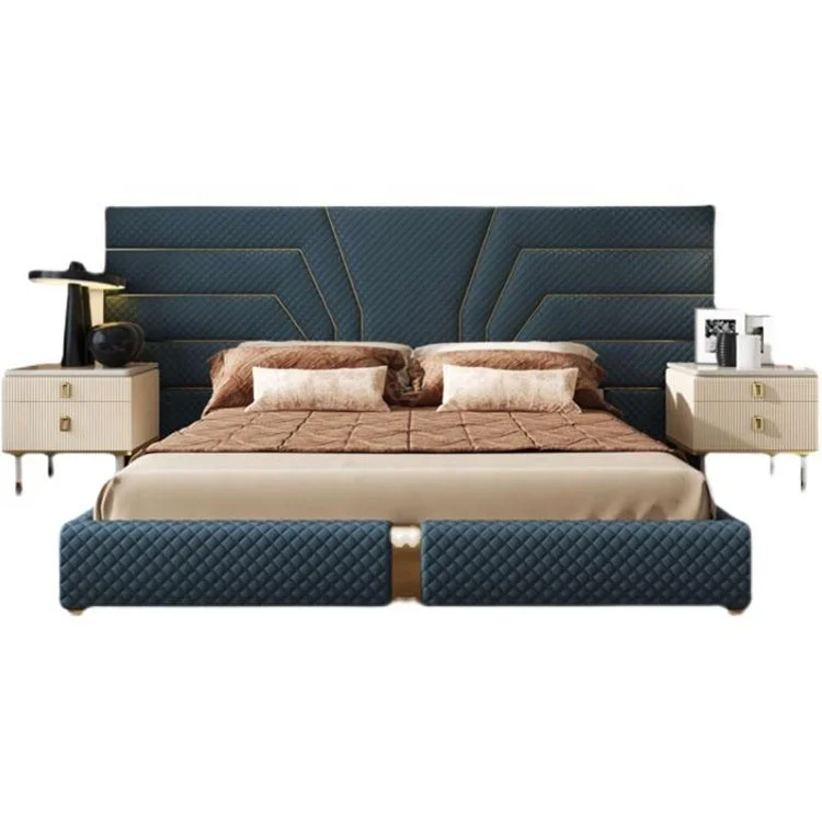 /New Design High End Leather Bed Set For Hotel Home /Modern Bedroom Furniture King Size Bed Luxury
/New Design High End Leather Bed Set For Hotel Home /Modern Bedroom Furniture King Size Bed Luxury