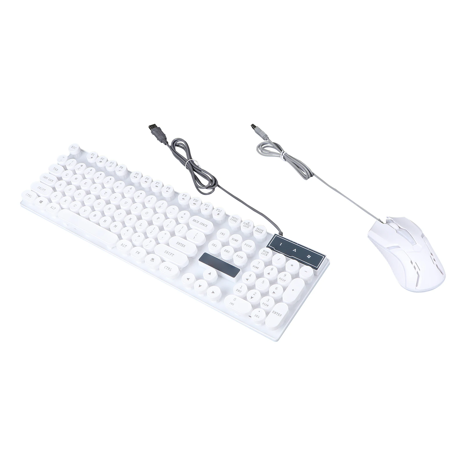 Retro Punk Wired Keyboard Mouse Combo Ergonomic White RGB Waterproof Computer Accessories Mechanical 3D Scroll Gaming USB
Retro Punk Wired Keyboard Mouse Combo Ergonomic White RGB Waterproof Computer Accessories Mechanical 3D Scroll Gaming USB