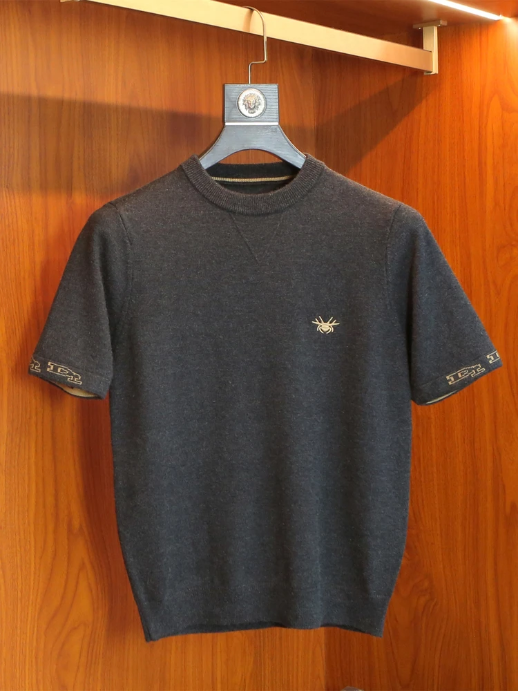 Мужской вязаный свитер ort-Sved с вышивкой пчел, приталенный, с круглым вырезом, из смесовой шерсти, для повседневной носки
Мужской вязаный свитер ort-Sved с вышивкой пчел, приталенный, с круглым вырезом, из смесовой шерсти, для повседневной носки