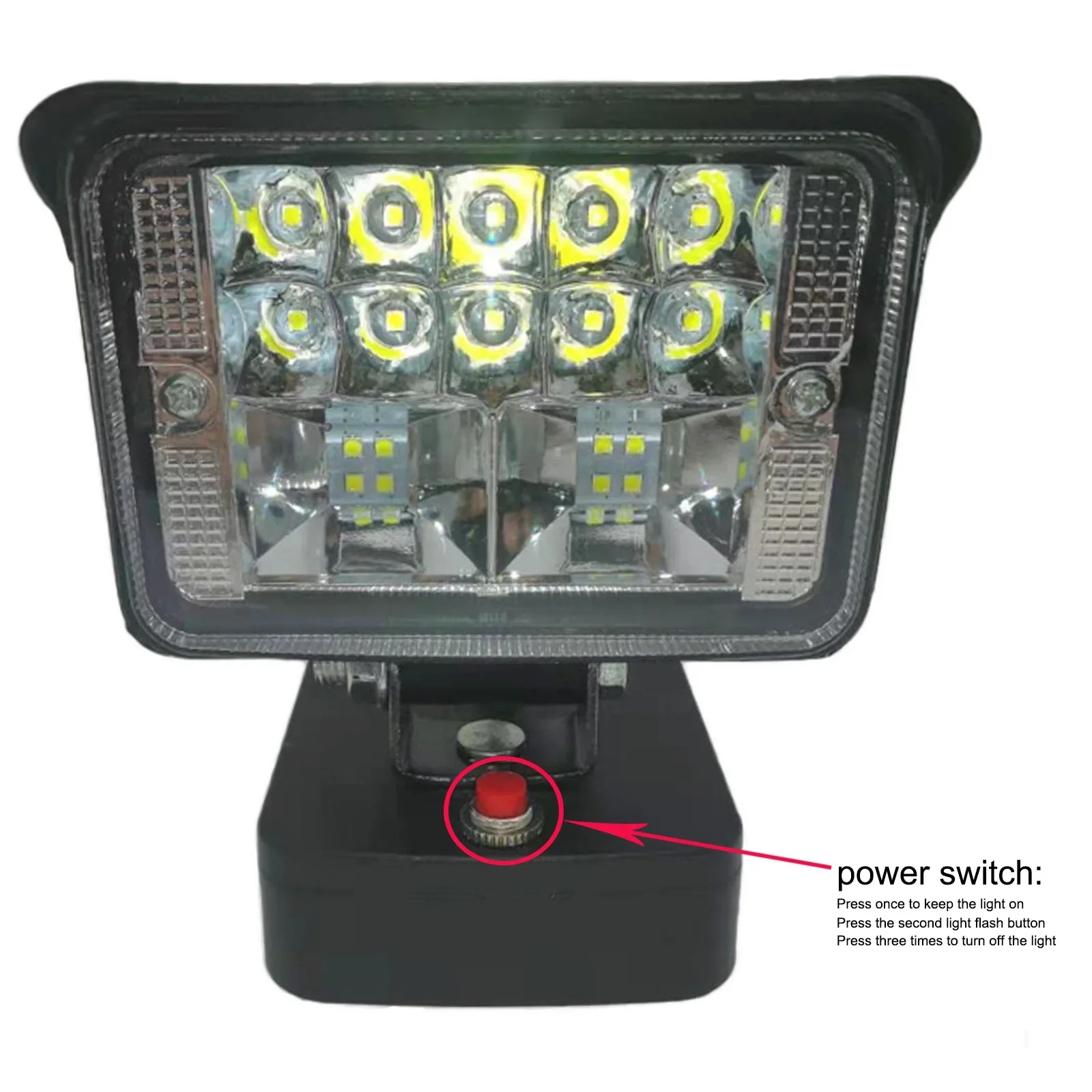 18 В портативный светодиодный рабочий фонарь, уличный портативный фонарик, водонепроницаемая лампа высокой мощности, совместимая с литиевой батареей RIDGID AEG
18 В портативный светодиодный рабочий фонарь, уличный портативный фонарик, водонепроницаемая лампа высокой мощности, совместимая с литиевой батареей RIDGID AEG