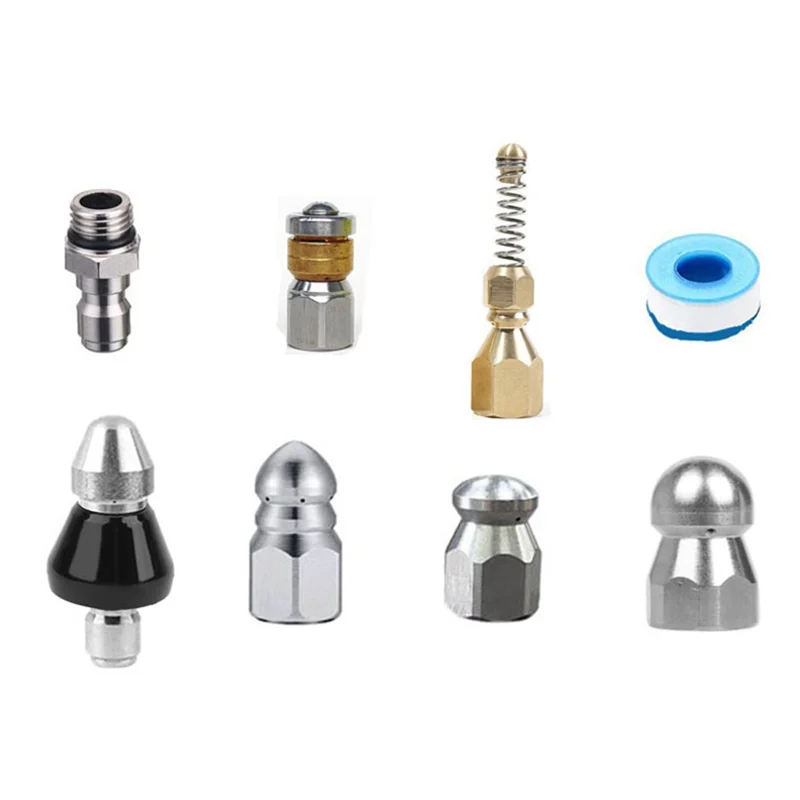 FYBL-Sewer Jetter Nozzle Kit Sewer Nozzles Pressure Washer Sewer Cleaning Tool Sewer Cleaning Tools
FYBL-Sewer Jetter Nozzle Kit Sewer Nozzles Pressure Washer Sewer Cleaning Tool Sewer Cleaning Tools