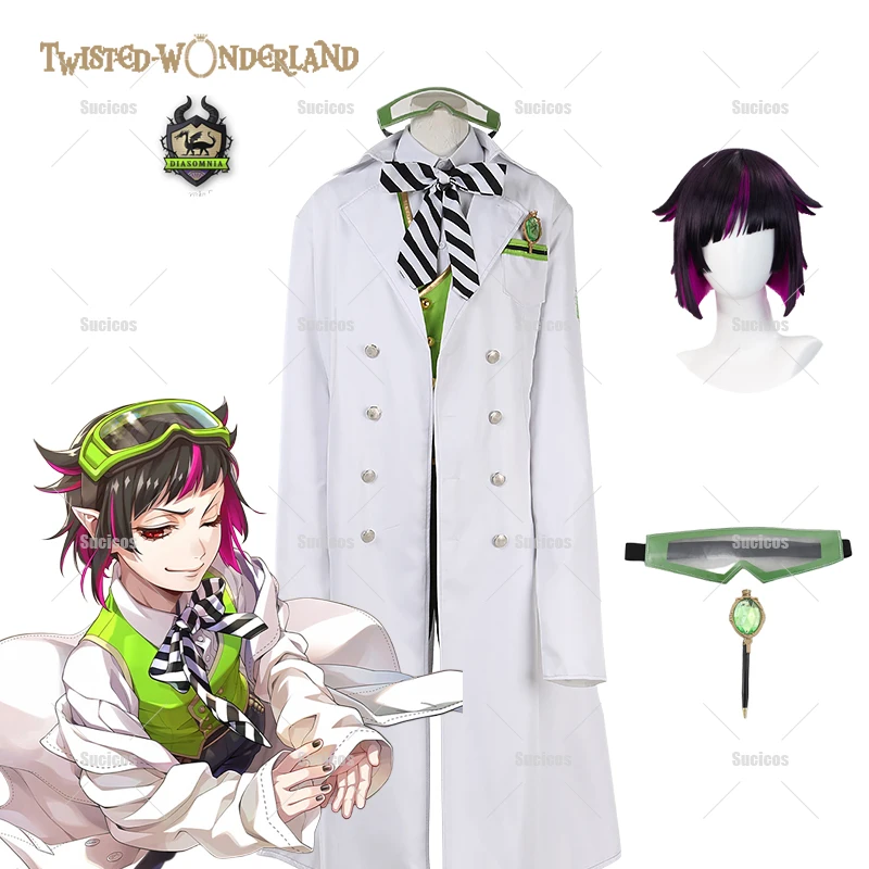 Anime Twisted Wonderland DIASOMNIA Lilia Vanrouge Cosplay Costume Wig Lab Coat Adult Halloween Christmas Costume For Women Men
Anime Twisted Wonderland DIASOMNIA Lilia Vanrouge Cosplay Costume Wig Lab Coat Adult Halloween Christmas Costume For Women Men