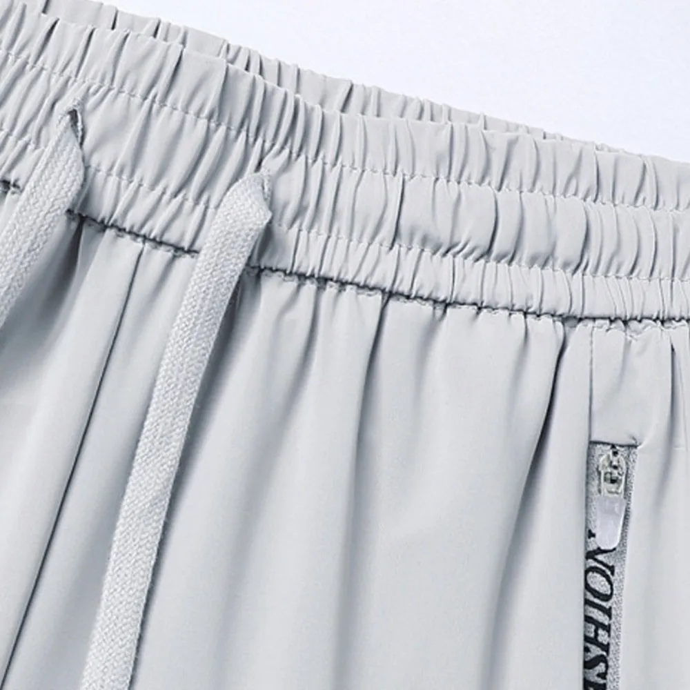 Gym Ice Silk Sports Pants Loose Zip Pocket Running Pants Long Quick Drying Fitness Pants Exercise
Gym Ice Silk Sports Pants Loose Zip Pocket Running Pants Long Quick Drying Fitness Pants Exercise