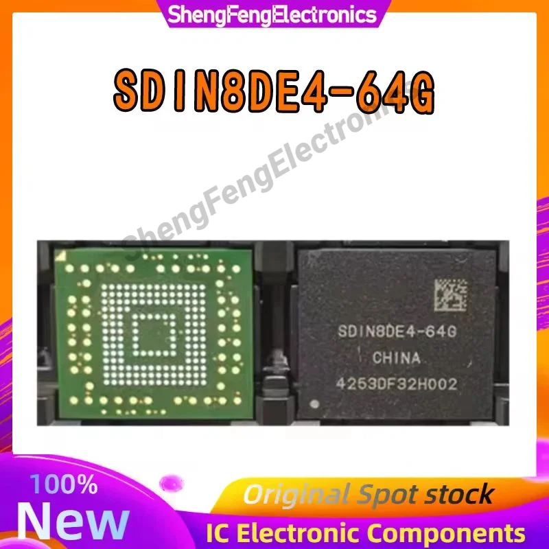 1 шт. новый оригинальный SDIN8DE4-64G SDIN8DE4 64G BGA-153 SDIN8DE4-64 BGA153 8DE4-64G EMMC 64 ГБ в наличии
1 шт. новый оригинальный SDIN8DE4-64G SDIN8DE4 64G BGA-153 SDIN8DE4-64 BGA153 8DE4-64G EMMC 64 ГБ в наличии