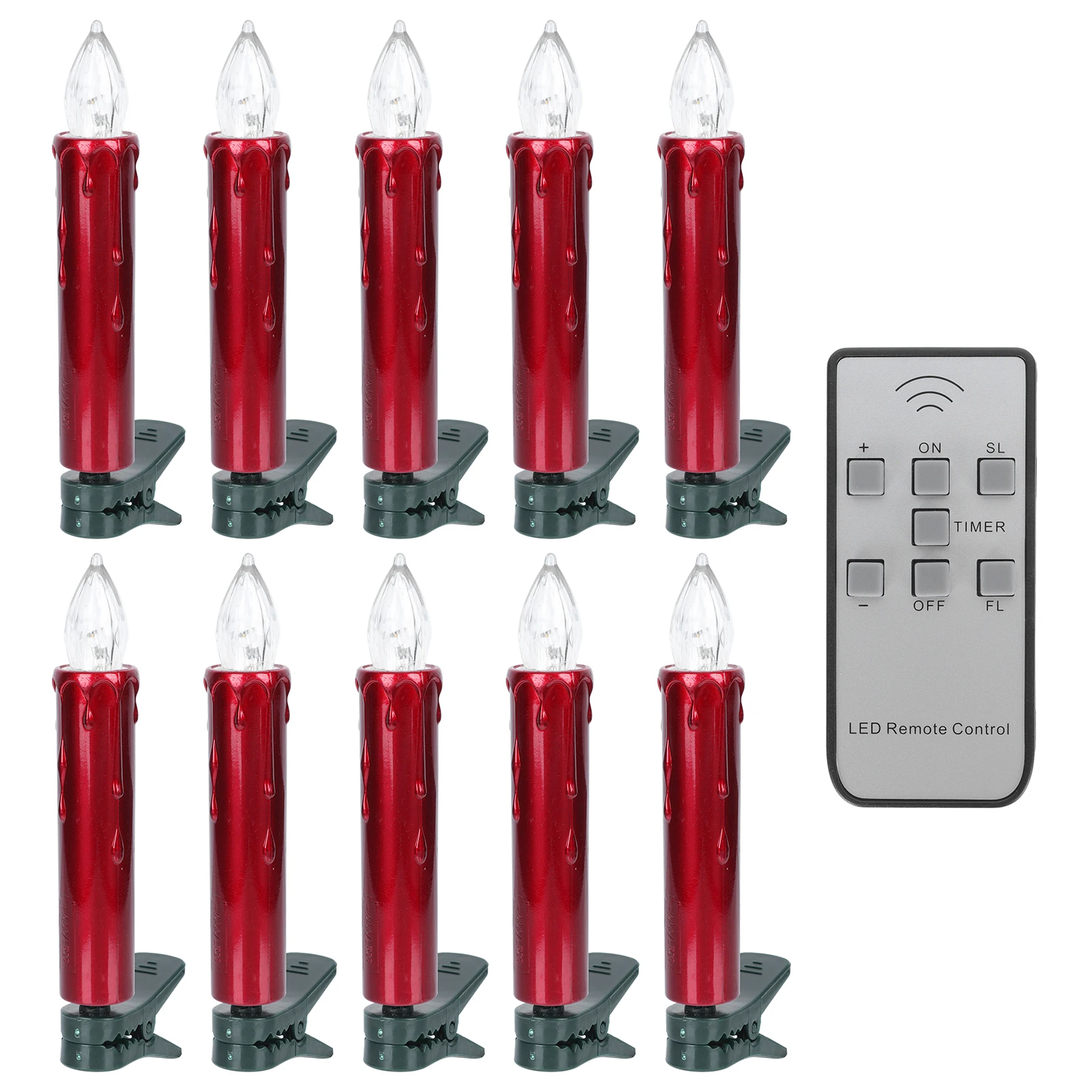 10 Pcs Red Electronic Flameless Lights Led Tealight Candles Flickering Flashing Easy to Place Plastic
10 Pcs Red Electronic Flameless Lights Led Tealight Candles Flickering Flashing Easy to Place Plastic