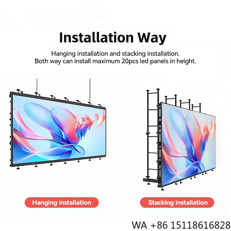 BSLED Indoor Full Color LED Video Wall P1.9-P3.9 Seamless Splicing Rental Display 3840Hz Refresh Rate High Brightness Wide
BSLED Indoor Full Color LED Video Wall P1.9-P3.9 Seamless Splicing Rental Display 3840Hz Refresh Rate High Brightness Wide