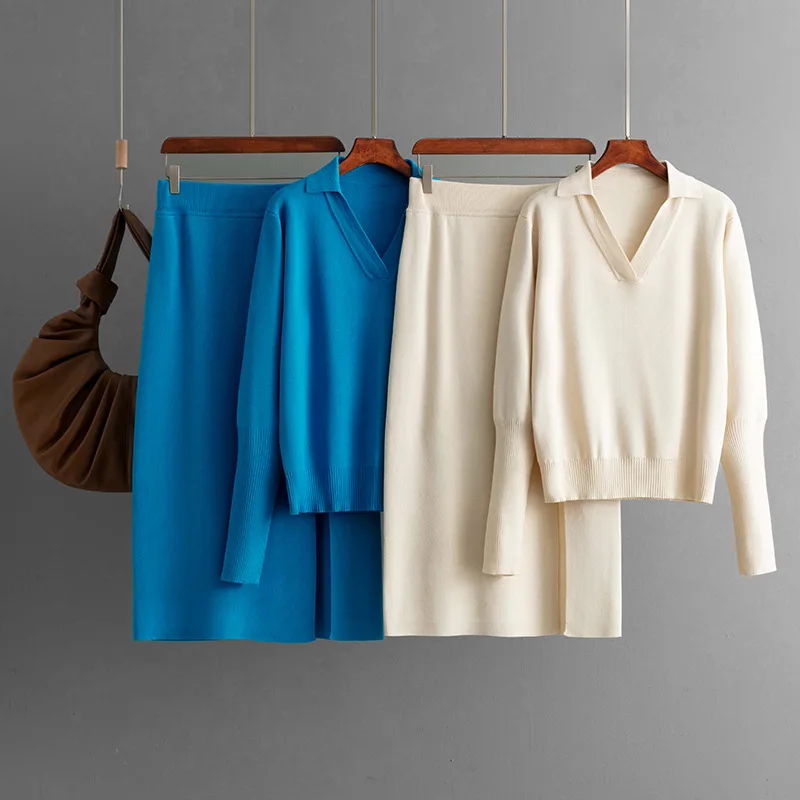 2025 New Premium Autumn/Winter 100% Cashmere Set Solid Color POLO Collar Fleece Sweater + Mid-length Skirt Two-piece Set Wh18
2025 New Premium Autumn/Winter 100% Cashmere Set Solid Color POLO Collar Fleece Sweater + Mid-length Skirt Two-piece Set Wh18