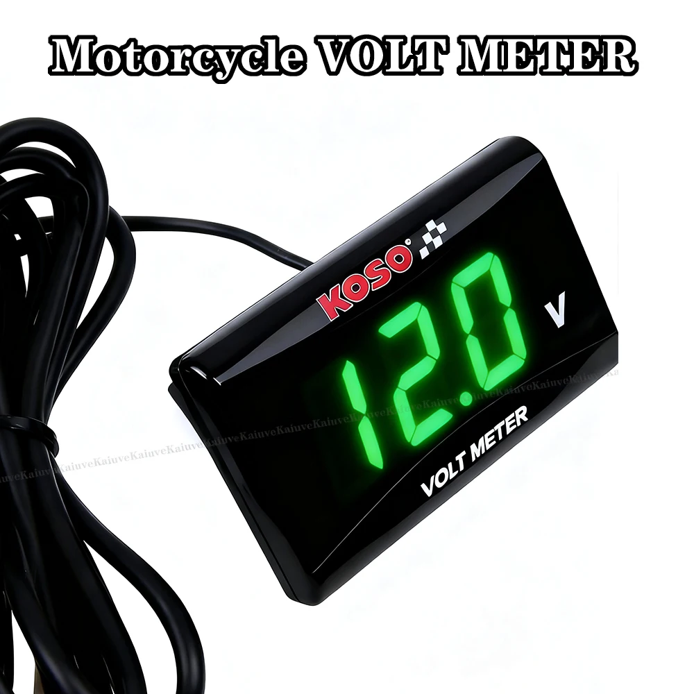 KOSO Motorcycle Meter Voltmeter 0-20V Mini Voltage LED Digital Display Waterproof Voltage Tester Modified Accessories
KOSO Motorcycle Meter Voltmeter 0-20V Mini Voltage LED Digital Display Waterproof Voltage Tester Modified Accessories