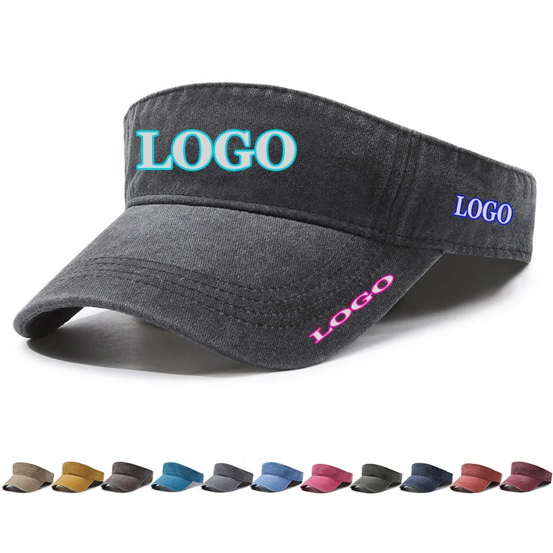 Custom Logo Vintage Washed Visor Cap for Men Women Summer Outdoor Ponytai Baseball Hat Cotton Golf Sun Hat Sports Running
Custom Logo Vintage Washed Visor Cap for Men Women Summer Outdoor Ponytai Baseball Hat Cotton Golf Sun Hat Sports Running