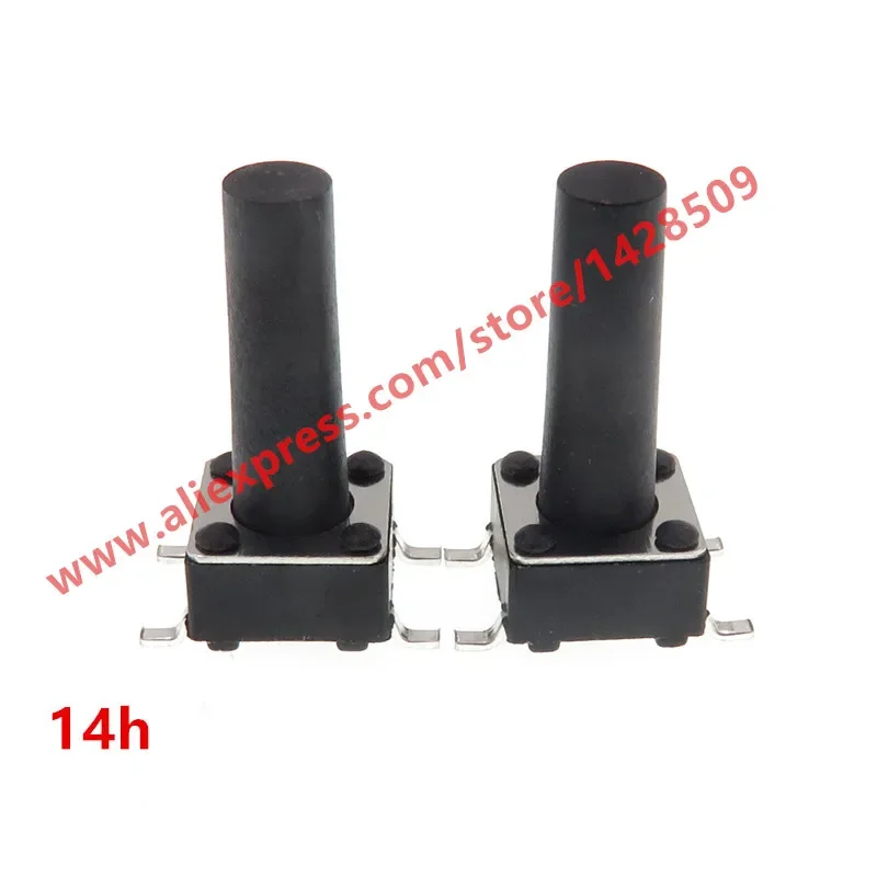 400pcs/lot 6*6*14MM Touch Key Button Switch 6X6X14 Micro Switch SMD 4pin
400pcs/lot 6*6*14MM Touch Key Button Switch 6X6X14 Micro Switch SMD 4pin