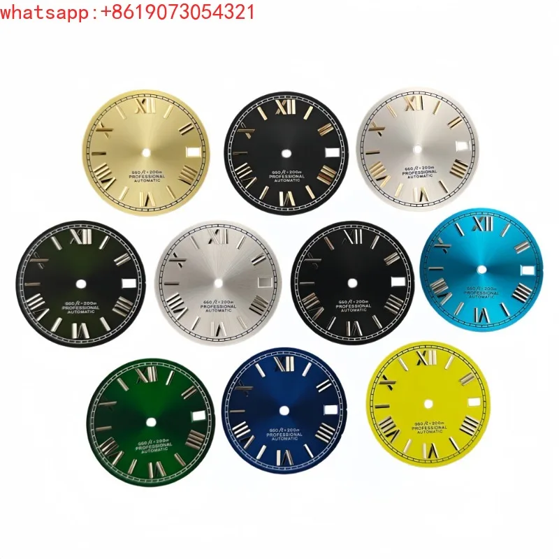 Customized NH35 Dial Roman Numerals Surface Log Modified Mechanical Watch Accessories Hands Case Size 28.5mm
Customized NH35 Dial Roman Numerals Surface Log Modified Mechanical Watch Accessories Hands Case Size 28.5mm