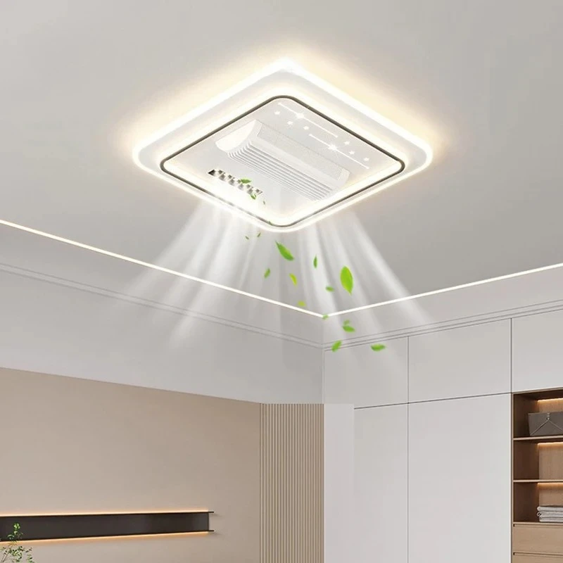 New Bladeless Ceiling Fan Lamps Modern Design Iron Body With Spot Lights Ceiling LED Bedroom Decor Dining Remote Control Lustres
New Bladeless Ceiling Fan Lamps Modern Design Iron Body With Spot Lights Ceiling LED Bedroom Decor Dining Remote Control Lustres