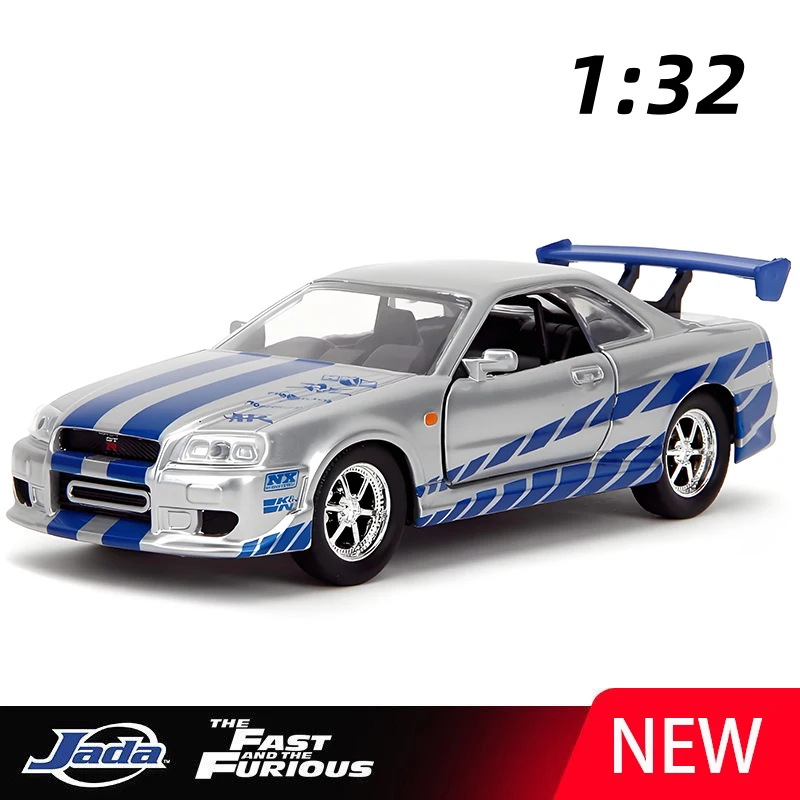JADA 1:32 Fast & Furious Skyline GTR R34 R33 Легкосплавный автомобиль Литье под давлением и игрушечный транспорт Модель автомобиля Миниатюрная масштабная модель автомобиля для детей
JADA 1:32 Fast & Furious Skyline GTR R34 R33 Легкосплавный автомобиль Литье под давлением и игрушечный транспорт Модель автомобиля Миниатюрная масштабная модель автомобиля для детей