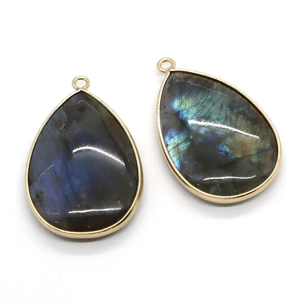 1pcs Classic Natural Stone Drop Shape Flash Labradorite Copper Bound Pendant for Women DIY Jewelry Making Reiki Healing Jewelry
1pcs Classic Natural Stone Drop Shape Flash Labradorite Copper Bound Pendant for Women DIY Jewelry Making Reiki Healing Jewelry
