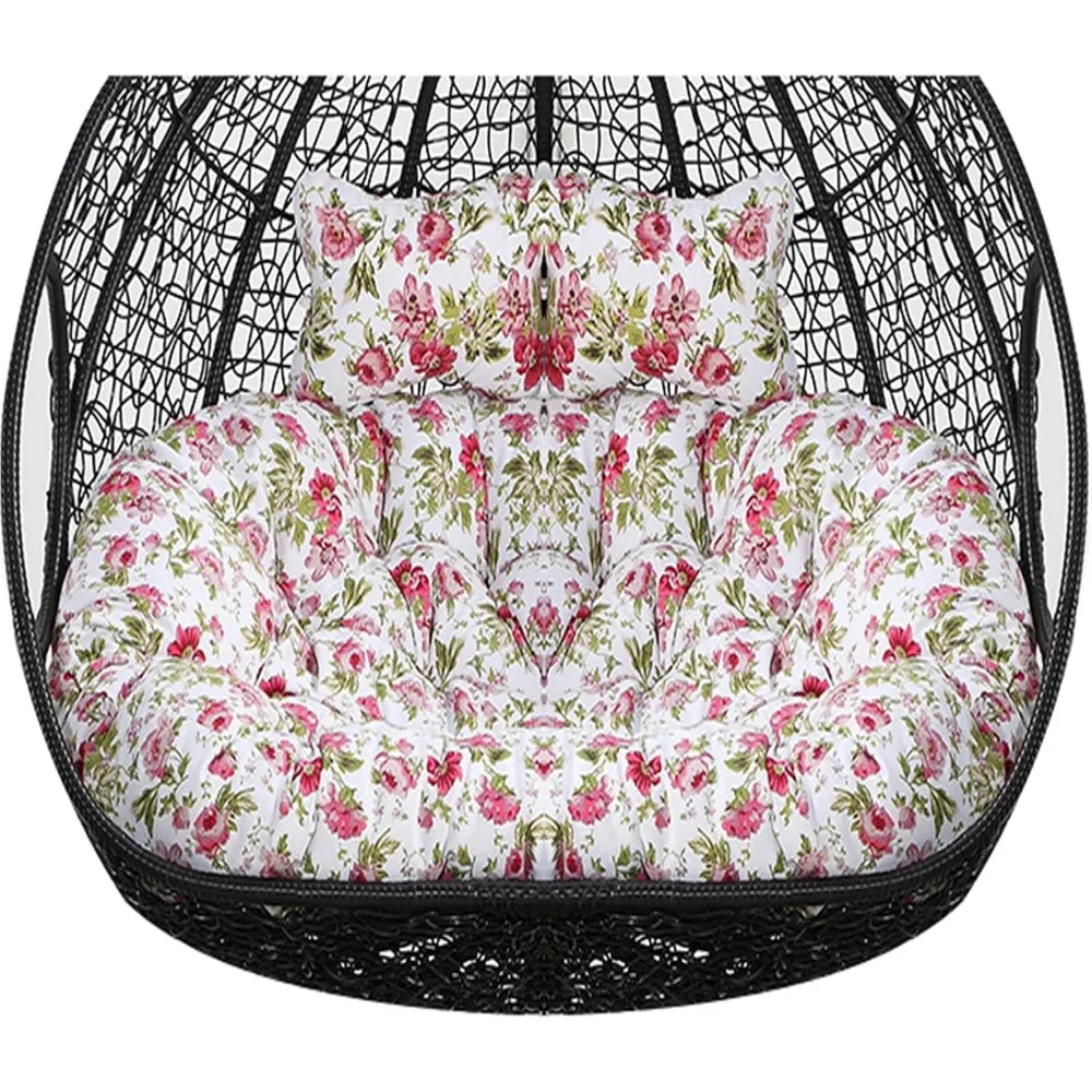 2 Persons Hammock Swing Chair Cushion, Double Egg Chair Pads Luxury Outdoor Patio Wicker Loveseat Hanging Swing Egg Chairs for
2 Persons Hammock Swing Chair Cushion, Double Egg Chair Pads Luxury Outdoor Patio Wicker Loveseat Hanging Swing Egg Chairs for