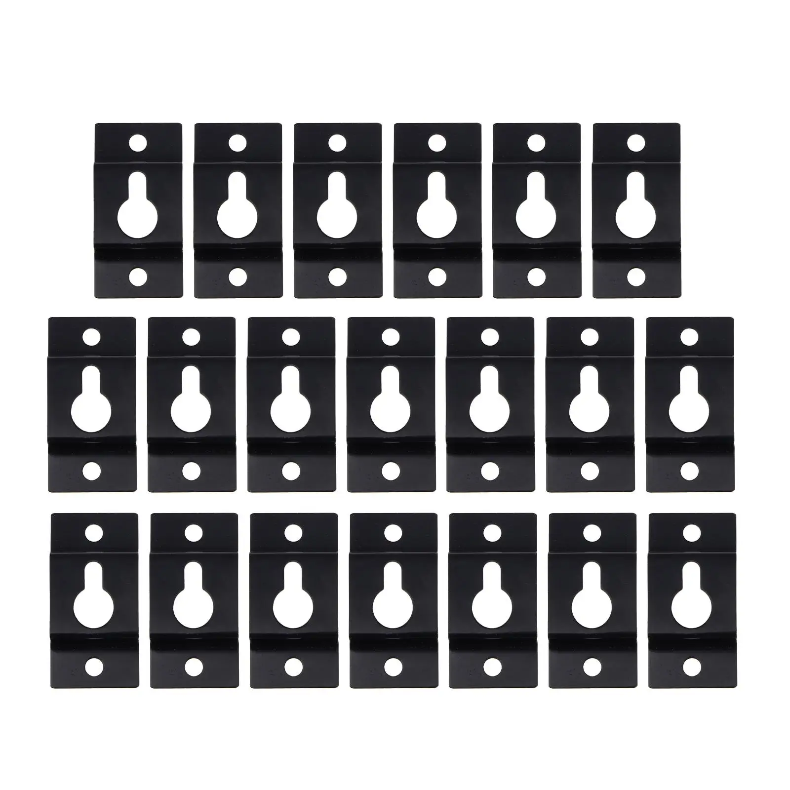 20 Pcs Speaker Small Square Hanging Piece Heavy Duty Clothes Rack Keyhole Brackets Hanger Stand Mount Holders Metal
20 Pcs Speaker Small Square Hanging Piece Heavy Duty Clothes Rack Keyhole Brackets Hanger Stand Mount Holders Metal