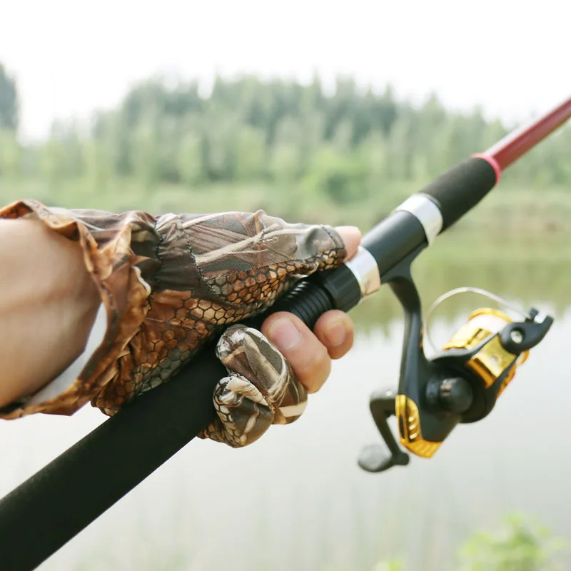 Summer Fingerless Anti-Skid Fishing Cycling Gloves Waterproof Bionic Camouflage Hunting Gloves Polyester Breathable Thin Gloves
Summer Fingerless Anti-Skid Fishing Cycling Gloves Waterproof Bionic Camouflage Hunting Gloves Polyester Breathable Thin Gloves