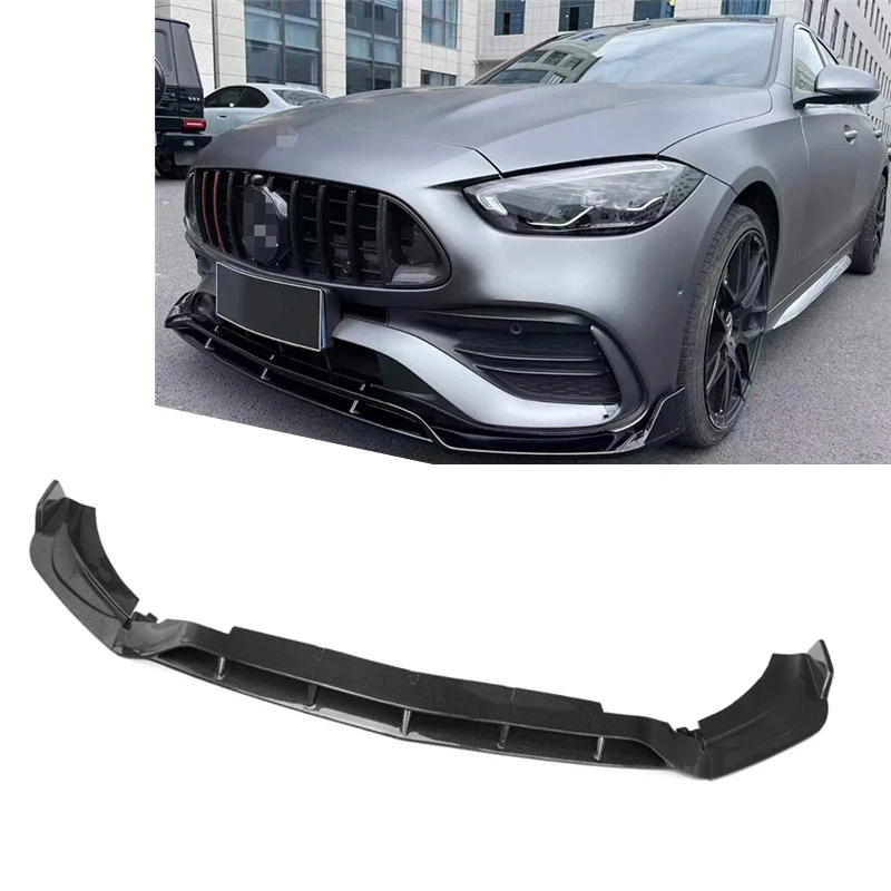 Real Carbon Fiber Front Bumper Lip for Mercedes Benz C Class W206 4-Door Sports 2022+ AMG Style Car Accessories
Real Carbon Fiber Front Bumper Lip for Mercedes Benz C Class W206 4-Door Sports 2022+ AMG Style Car Accessories