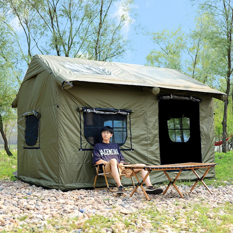 Inflatable Camping tent for 5-8 person with Canopy 340cm*240cm*2240cm Oxford Cloth
Inflatable Camping tent for 5-8 person with Canopy 340cm*240cm*2240cm Oxford Cloth