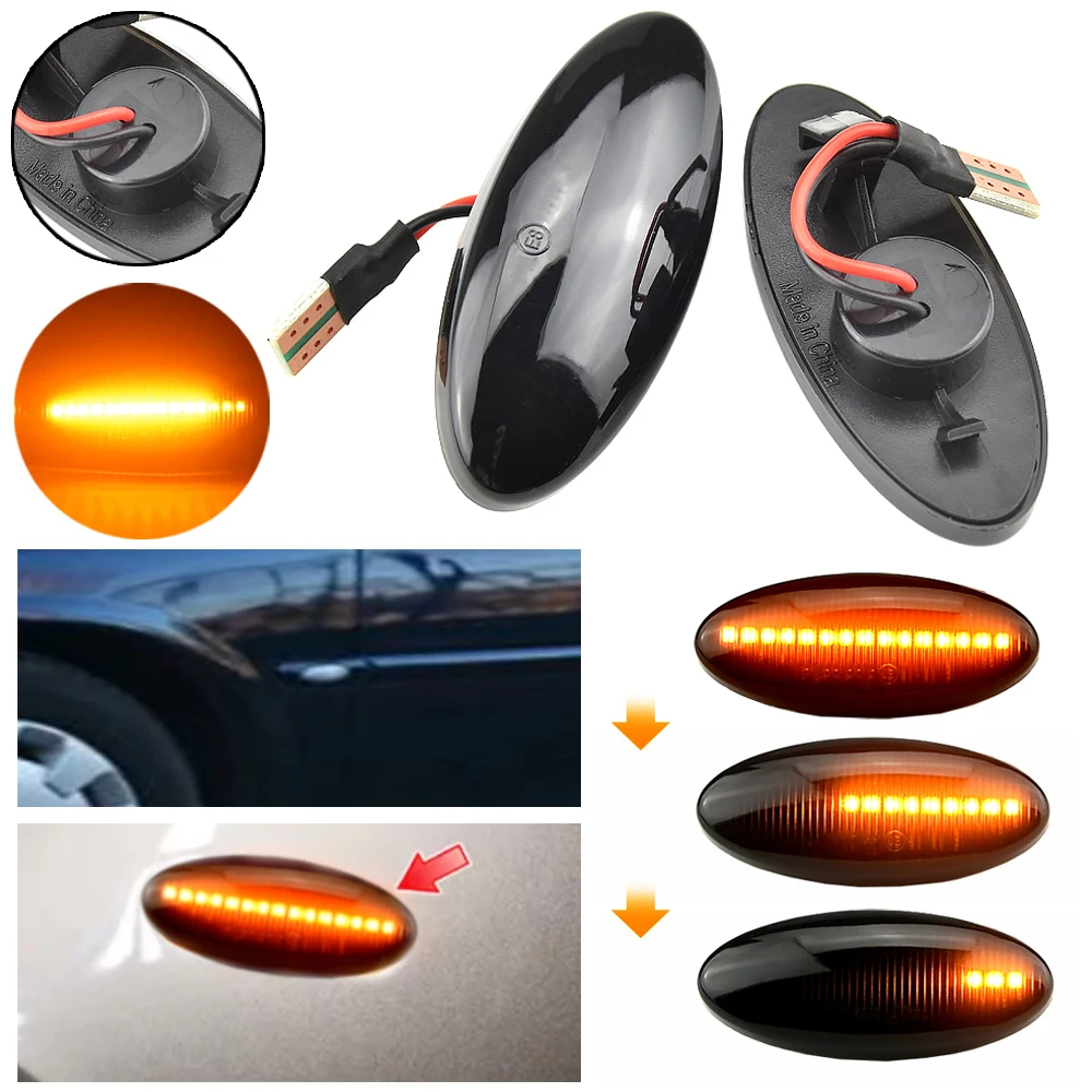 2Pieces Turn Signal Sequential Blinker Lamp Dynamic LED Side Marker Light For Opel Vauxhall Vectra B MK1 1995 1996-2002 2003
2Pieces Turn Signal Sequential Blinker Lamp Dynamic LED Side Marker Light For Opel Vauxhall Vectra B MK1 1995 1996-2002 2003
