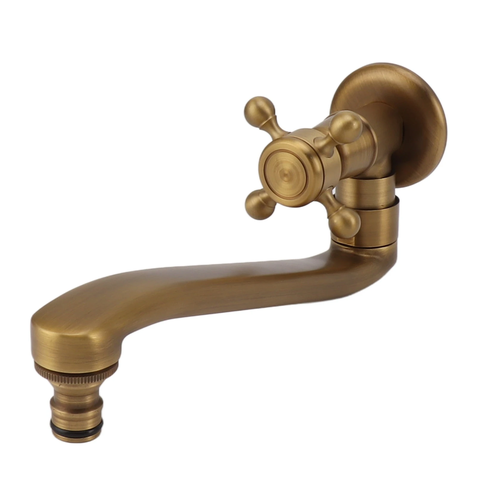 Antique Garden Faucet with Extended Spout Antifreezing Copper Wall Mount Single Cold Water Tap for Washing Sharp Spout
Antique Garden Faucet with Extended Spout Antifreezing Copper Wall Mount Single Cold Water Tap for Washing Sharp Spout