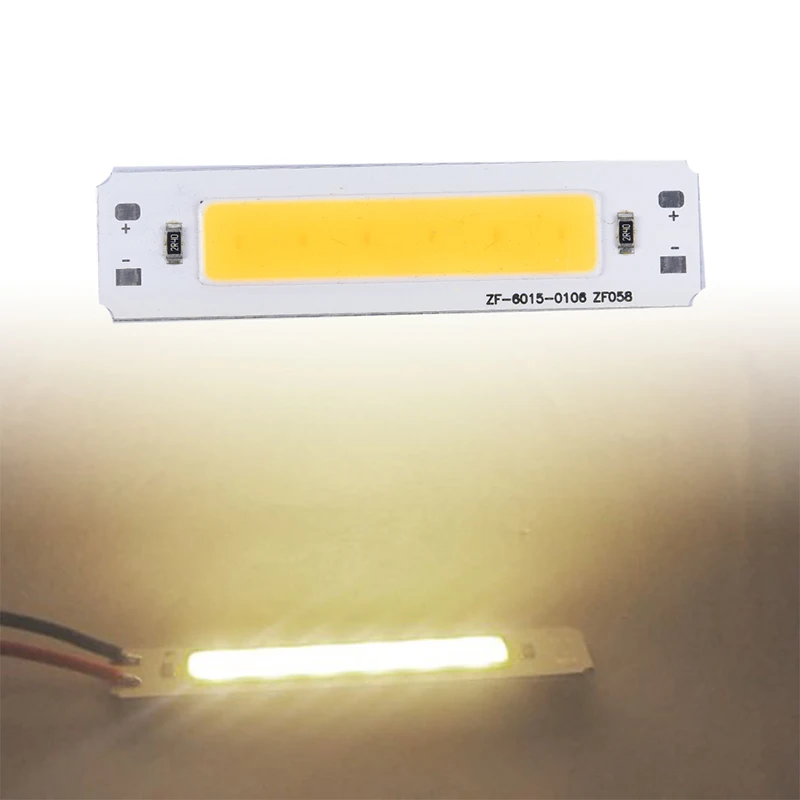 High Bright 5V COB Chip Bar Light Source 2W Strip Light For DIY USB Table Lamp Panel Light White/Warm White Light
High Bright 5V COB Chip Bar Light Source 2W Strip Light For DIY USB Table Lamp Panel Light White/Warm White Light