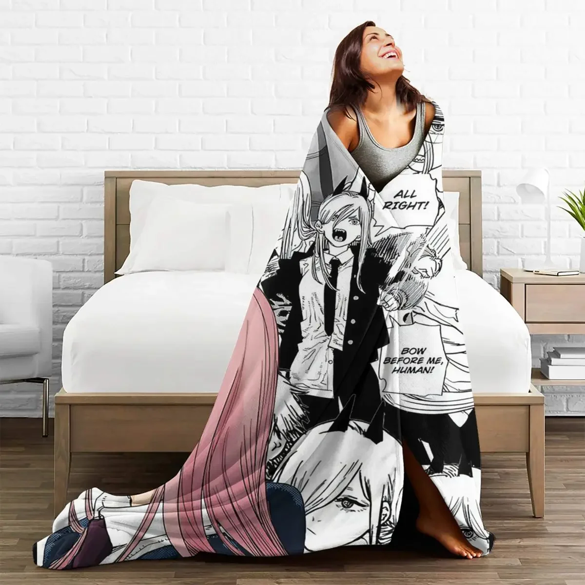 Chainsaw Man Cartoon Baby Blanket Plaid Flannel Winter Makima Anime Manga Super Throw Warm Blanket for Bed Couch Bedding Throws
Chainsaw Man Cartoon Baby Blanket Plaid Flannel Winter Makima Anime Manga Super Throw Warm Blanket for Bed Couch Bedding Throws