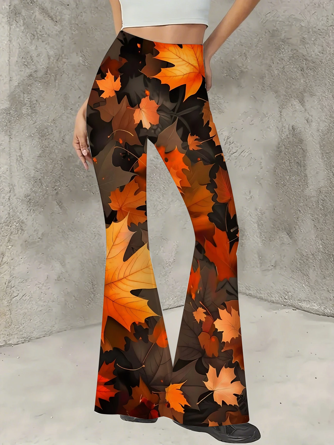 Women's All-Over Print Flared Leggings Stretchy High Waist Bell Bottom Pants
Women's All-Over Print Flared Leggings Stretchy High Waist Bell Bottom Pants