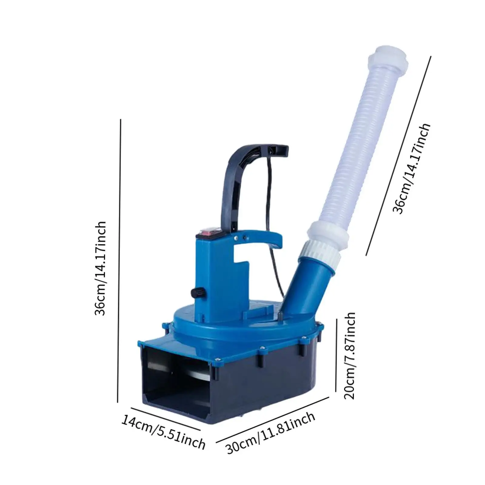 Fertilizer Dispenser Lightweight Multifunctional Lawns 3000 RPM Sturdy Compact Salt Blue Replace Agricultural Seeding Equipment
Fertilizer Dispenser Lightweight Multifunctional Lawns 3000 RPM Sturdy Compact Salt Blue Replace Agricultural Seeding Equipment