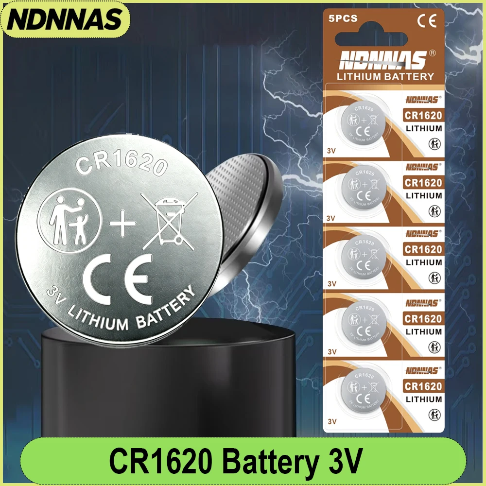 5-50Pcs CR1620 3V Lithium Coin Battery DL1620 BR1620 ECR1620 KCR1620 for Watch Car Audio Scale Shaver Remote Calculator
5-50Pcs CR1620 3V Lithium Coin Battery DL1620 BR1620 ECR1620 KCR1620 for Watch Car Audio Scale Shaver Remote Calculator