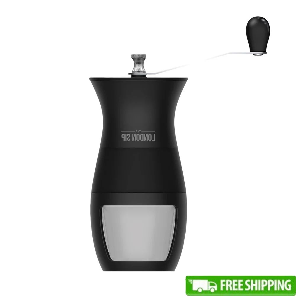 Manual Coffee Grinder Ceramic Burr Grinding Machine Adjustable Coarse Fine Grind Large Capacity Hopper Ideal Home Barista Coffee
Manual Coffee Grinder Ceramic Burr Grinding Machine Adjustable Coarse Fine Grind Large Capacity Hopper Ideal Home Barista Coffee