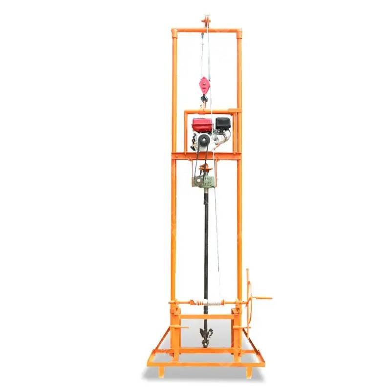 Customized Portable Petrol Diesel 80m Water Well Drilling Rig Lightweight Manual Drill Mini Borehole Machine On Sale
Customized Portable Petrol Diesel 80m Water Well Drilling Rig Lightweight Manual Drill Mini Borehole Machine On Sale