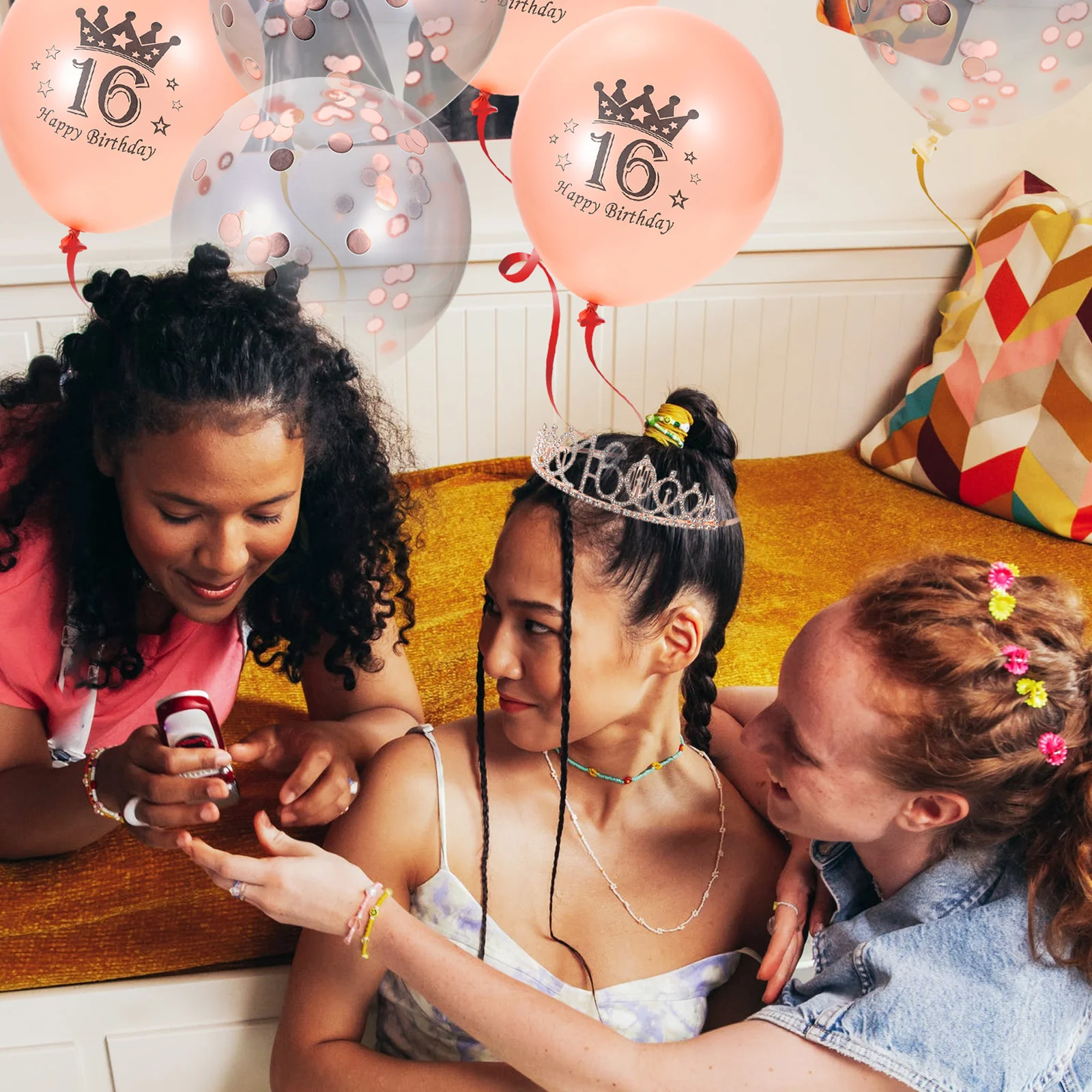 1 pc Alloy Balloon Decoration Birthday Party Photo Prop Glitter Sash Cake Adorns Girl Birthday Creative Shoulder Strap
1 pc Alloy Balloon Decoration Birthday Party Photo Prop Glitter Sash Cake Adorns Girl Birthday Creative Shoulder Strap