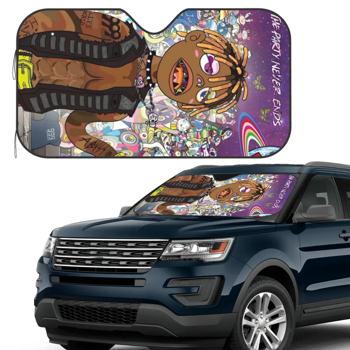 Juice Wrld The Party Never Ends Sunshade Windscreen Car Front Windshield Window Sun Visor Accessories Covers
Juice Wrld The Party Never Ends Sunshade Windscreen Car Front Windshield Window Sun Visor Accessories Covers