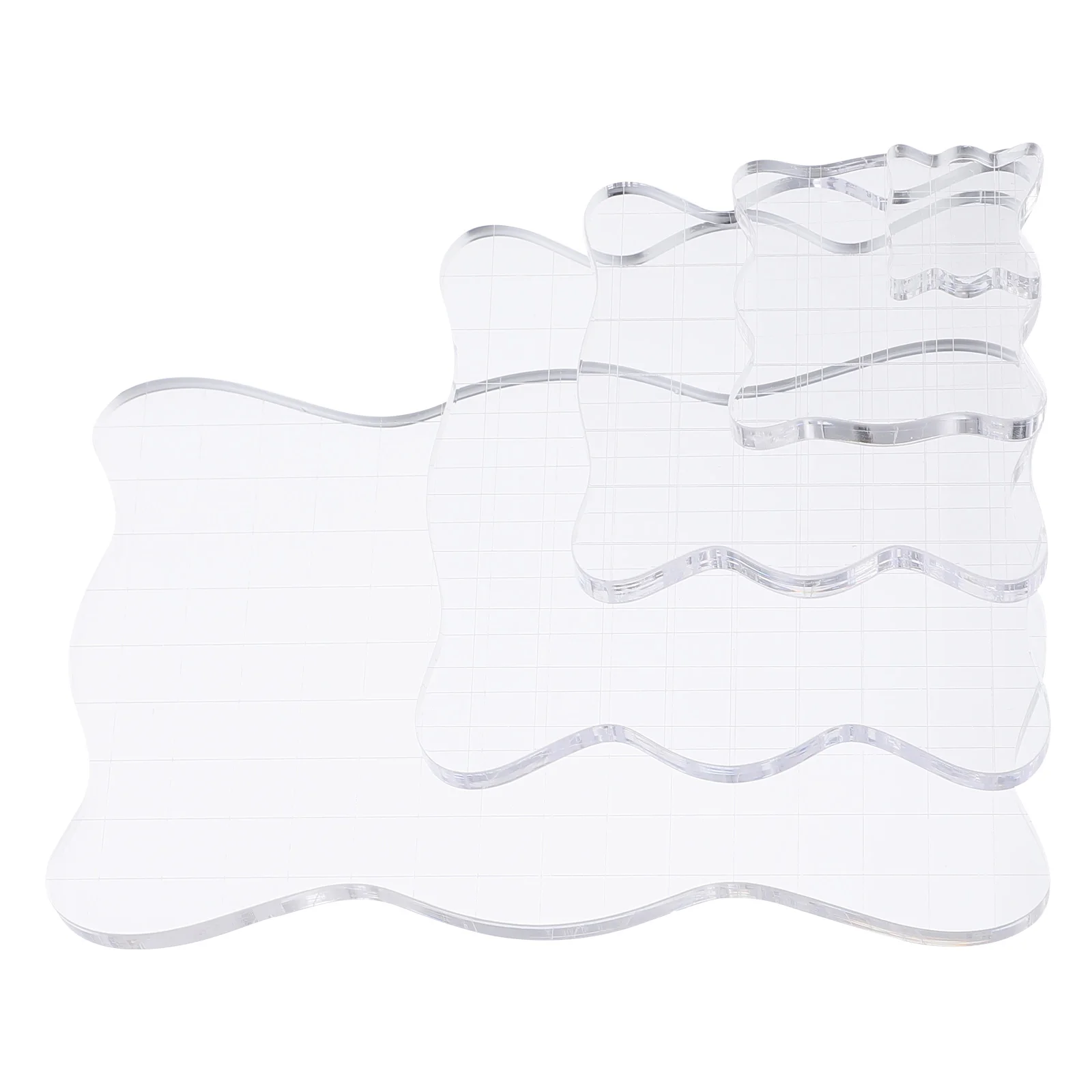 5pcs Acrylic Stamp Blocks Transparent H Material Sturdy Durable Grid Lines DIY Parts Storage Tool Stamp Accessory
5pcs Acrylic Stamp Blocks Transparent H Material Sturdy Durable Grid Lines DIY Parts Storage Tool Stamp Accessory